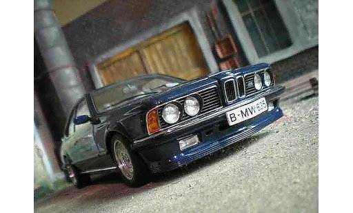 Bmw 635 CSi 1/18 Autoart m blau metallic modellautos