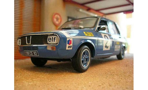 Renault 12 Gordini 1/18 Solido rallye #2 blau modellautos