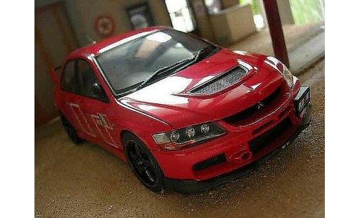 Mitsubishi Lancer Evolution IX 1/18 Autoart rallye art rot modellautos