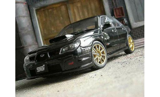 Subaru Impreza WRX 1/18 Autoart STI 2006 schwarz modellautos
