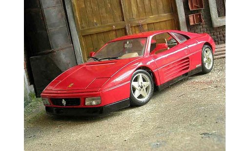 Ferrari 348 TB 1/18 Burago rot modellautos