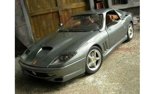 Ferrari 550 Maranello 1/18 Burago grau modellautos