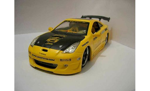 Toyota Celica Import 1/18 Jada Toys racer gelb modellautos