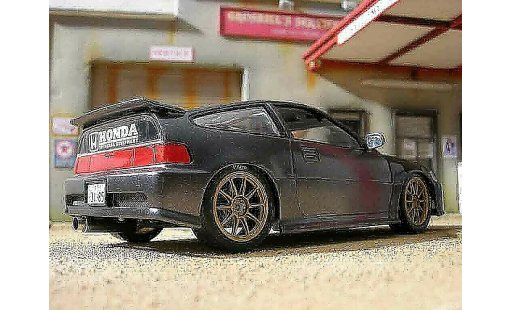 Honda CRX Base 1/18 Hot Wheels jdm grau modellautos