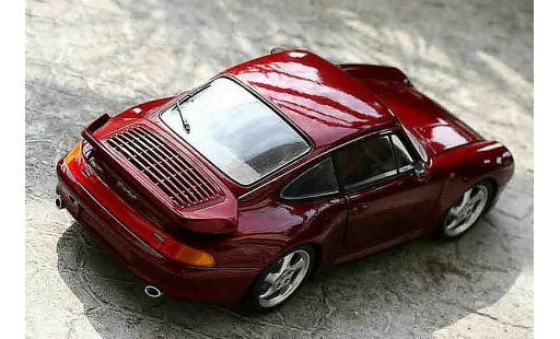Porsche 911 Turbo 1/18 Ut Models bordeau modellautos