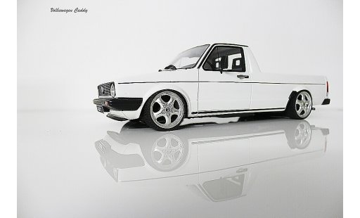 Volkswagen Caddy Base 1/18 Ottomobile weiss jantes porsche 17 pouces modellautos