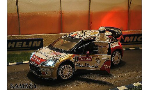 DS Automobiles DS3 WRC 2013 1/18 Norev Winner Monte-Carlo Loeb/Elena LED modellautos