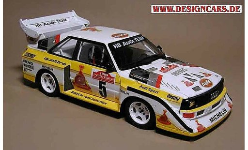 Audi S1 s1 1/18 Autoart san remo 1985 modellautos