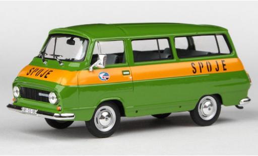 Skoda 1203 1/43 Abrex Mikrobus vert Spoje 1974 modellautos