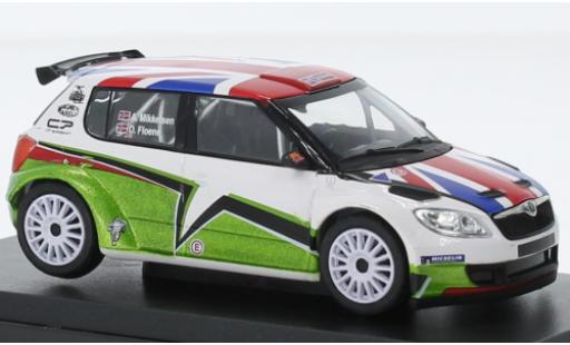 Skoda Fabia 1/43 Abrex II FL S2000 UK Mikkelsen Design 2011 modellautos