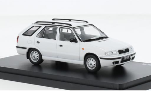 Skoda Felicia 1/43 Abrex FL combi blanche 1998 modellautos