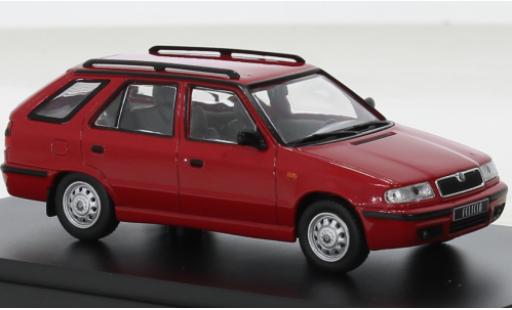 Skoda Felicia 1/43 Abrex FL combi rouge 1998 modellautos