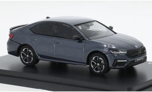 Skoda Octavia 1/43 Abrex IV RS metallise grau 2020 modellautos