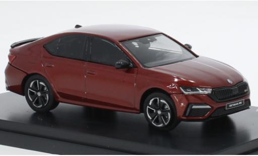 Skoda Octavia 1/43 Abrex IV RS metallise orange 2020 modellautos