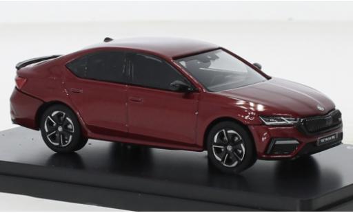 Modellautos Skoda Octavia 1/43 Abrex IV RS metallise rouge 2020 Skoda Octavia 1/43 Abrex IV RS metallise rouge 2020 modellautos