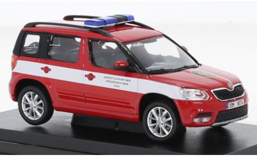 Skoda Yeti 1/43 Abrex FL HZS Stredoceskeho Kraje Kolin 2013 modellautos