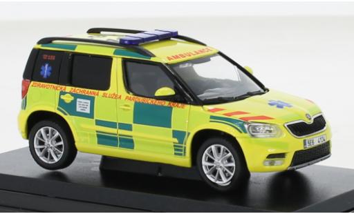Skoda Yeti 1/43 Abrex FL ZZS Pardubickeho Kraje 161 2013 modellautos
