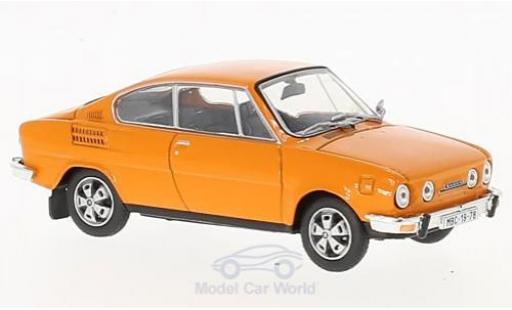 Skoda 110 1/43 Abrex R orange modellautos