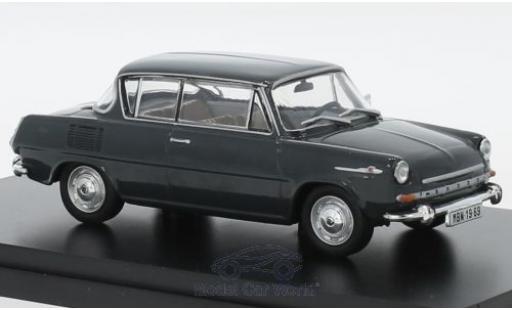 Skoda 110 1/43 Abrex 0MBX grau 1969 modellautos