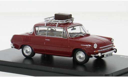 Skoda 110 1/43 Abrex 0MBX rot 1969 1:43 modellautos