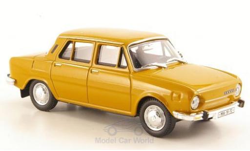Skoda 110 1/43 Abrex L gelb 1973 modellautos