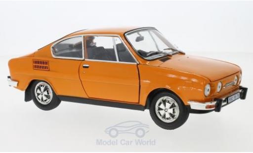 Modellautos Skoda 110 1/18 Abrex R Coupe orange 1980 Skoda 110 1/18 Abrex R Coupe orange 1980 modellautos