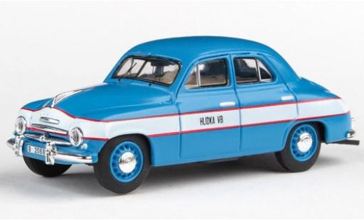 Modellautos Skoda 120 1/43 Abrex 1 matt-blau/Dekor Hlidka VB 1956 police Tschechien Skoda 120 1/43 Abrex 1 matt-blau/Dekor Hlidka VB 1956 police Tschechien modellautos