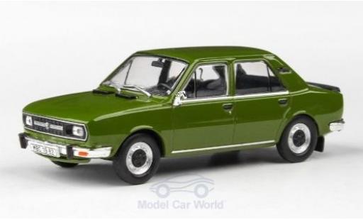Skoda 120 1/43 Abrex L oliv 1982 modellautos