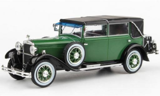 Skoda 860 1/43 Abrex grün/schwarz RHD 1932 fermé Verdeck modellautos