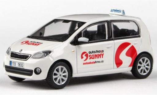 Skoda Citigo 1/43 Abrex Autoskola Sunny 2012 5-portes modellautos