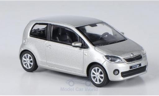 Skoda Citigo 1/43 Abrex mettalic grau 2012 3-Türer modellautos