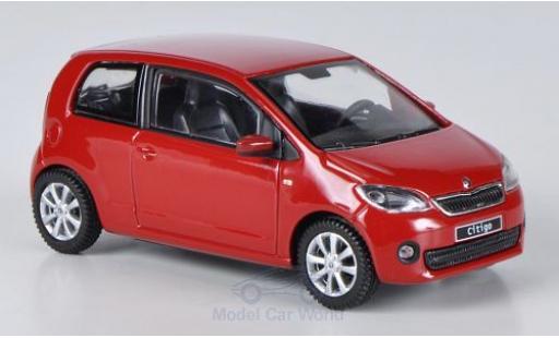 Skoda Citigo 1/43 Abrex rot 2012 3-Türer modellautos