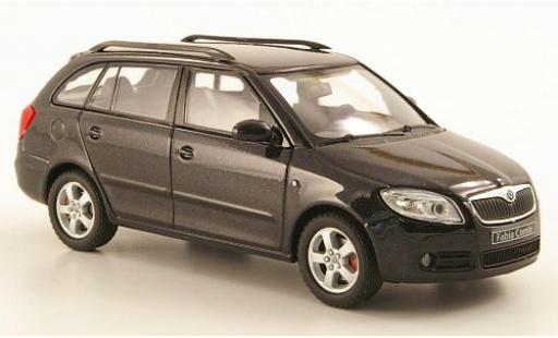 Skoda Fabia 1/43 Abrex II Combi mettalic schwarz modellautos