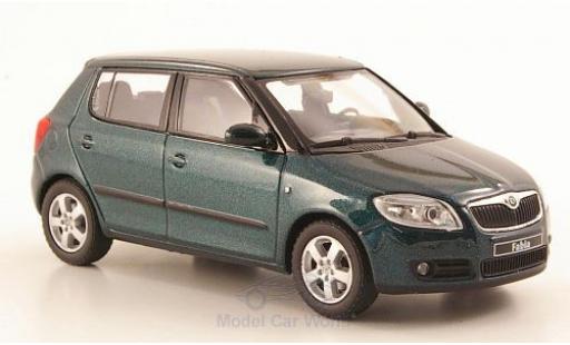 Skoda Fabia 1/43 Abrex II mettalic grün 2006 modellautos