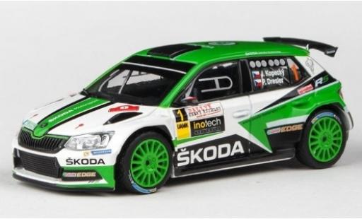 Skoda Fabia 1/43 Abrex III R5 No.1 Motorsport Rally Cesky Krumlov 2017 J.Kopecky/P.Dresler modellautos