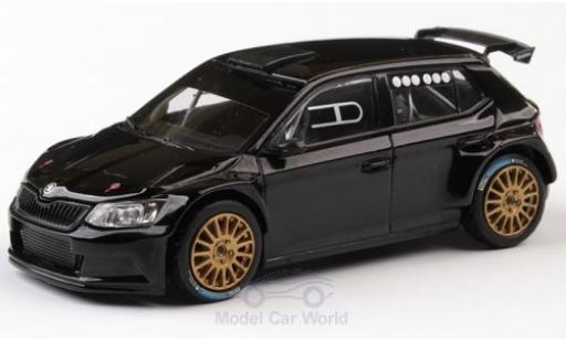 Skoda Fabia 1/43 Abrex III R5 schwarz 2015 modellautos