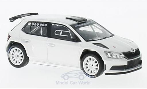 Skoda Fabia 1/43 Abrex III R5 weiss 2015 Tarmac modellautos