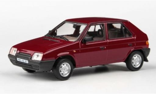 Skoda Favorit 1/43 Abrex 136L rot 1988 modellautos