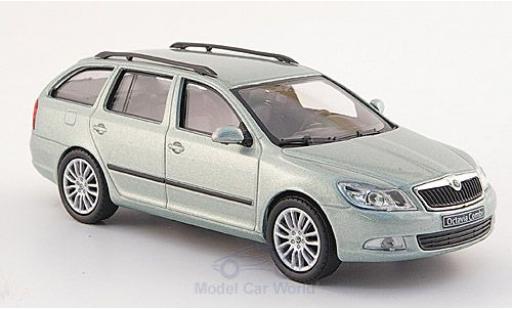 Skoda Octavia 1/43 Abrex Combi mettalic grün 2008 modellautos