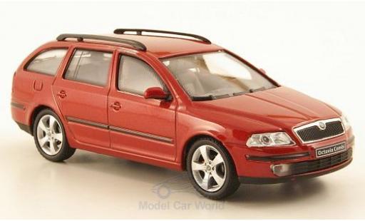 Modellautos Skoda Octavia 1/43 Abrex Combi mettalic rot 2004 Skoda Octavia 1/43 Abrex Combi mettalic rot 2004 modellautos