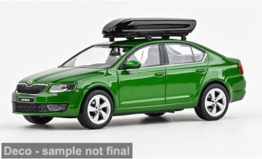 Skoda Octavia 1/43 Abrex III grün 2012 1:43 modellautos