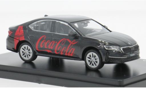 Skoda Octavia 1/43 Abrex IV FL schwarz 2024 Coca Cola 1:43 modellautos