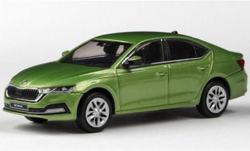 Skoda Octavia 1/43 Abrex IV mettalic grün 2020 modellautos