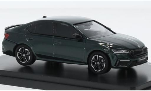 Skoda Octavia 1/43 Abrex IV RS metallise gr&uuml;n 2020 1:43 modellautos