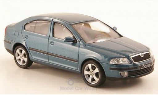 Skoda Octavia 1/43 Abrex mettalic grün modellautos
