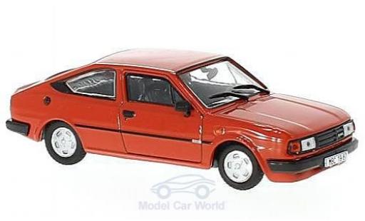 Skoda Rapid 1/43 Abrex 136 rot 1987 modellautos