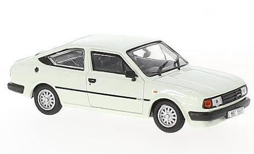 Skoda Rapid 1/43 Abrex 136 weiss RHD 1987 modellautos