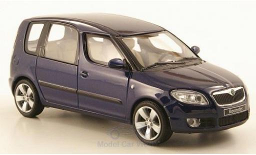 Skoda Roomster 1/43 Abrex mettalic blau 2006 modellautos