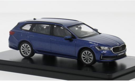 Skoda Superb 1/43 Abrex IV blau 2024 1:43 modellautos