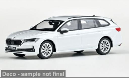 Skoda Superb 1/43 Abrex IV weiss 2023 1:43 modellautos